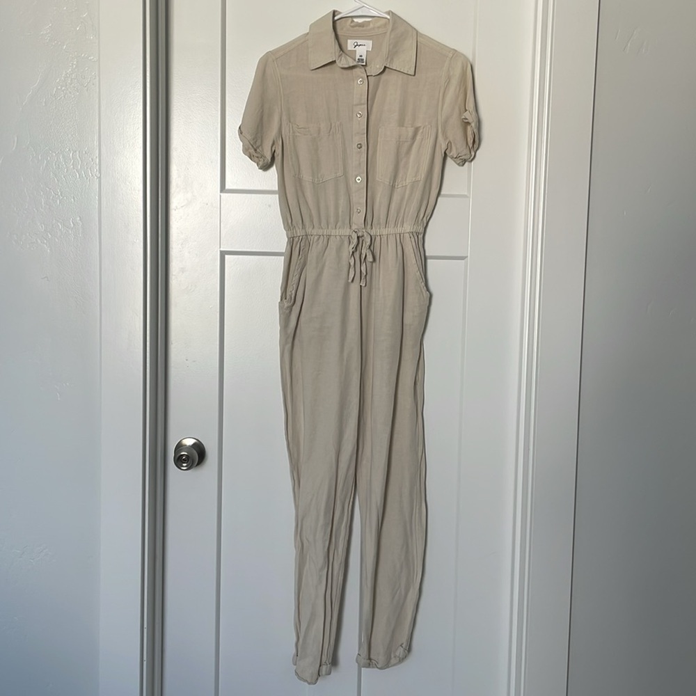Japra Cream Jumpsuit XS